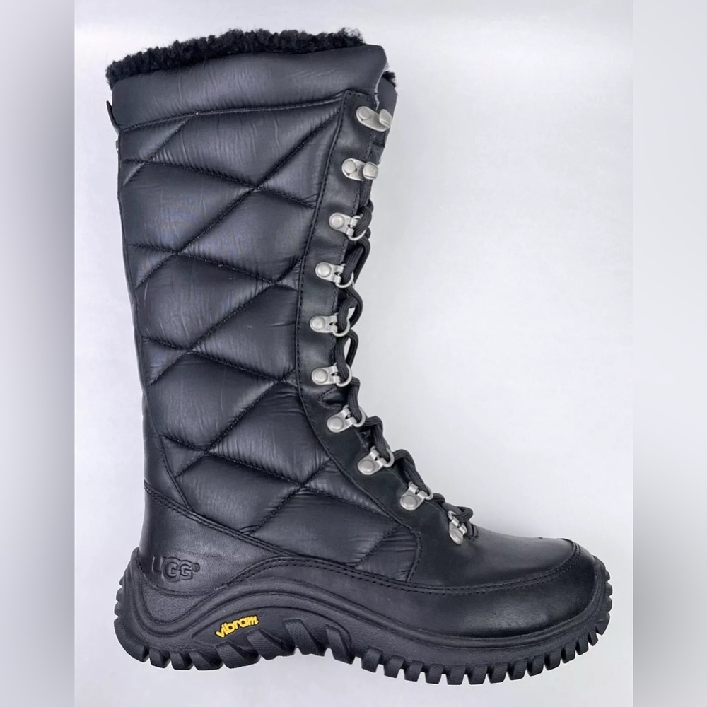 UGG Women’s Kintla Lace Up Quilted Waterproof Boots